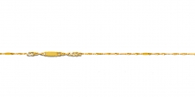 Αλυσίδα λαιμού απο κίτρινο χρυσό Κ14 σε μήκος 40cm