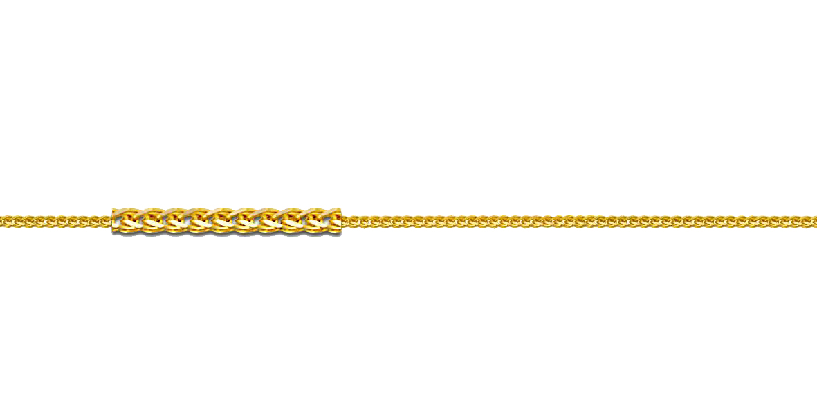 Αλυσίδα λαιμού απο κίτρινο χρυσό Κ9 σε μήκος 40cm