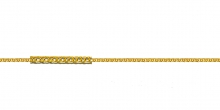 Αλυσίδα λαιμού απο κίτρινο χρυσό Κ9 σε μήκος 40cm